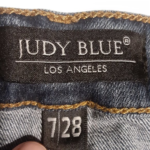 Judy Blue Capri Fit Cropped Comfort Stretch Women's Jeans 7/28 JB82154DK - Picture 6 of 7